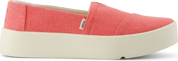 Verona Slip On Sneaker Sunset Coral Heritage Canvas
