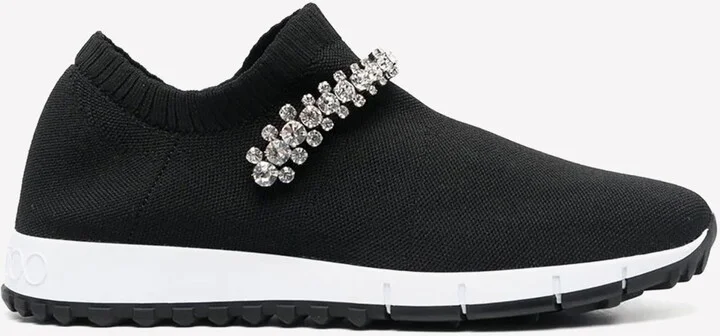 Verona Slip-On Sneakers with Crystal Embellishment