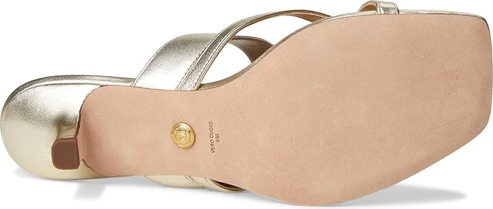 Veronica Beard Alanis Women's Wedge Shoes Platinum Leather : 6 M - Image 3