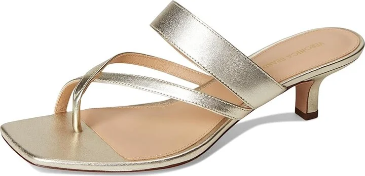 Veronica Beard Alanis Women's Wedge Shoes Platinum Leather : 6 M - Image 5
