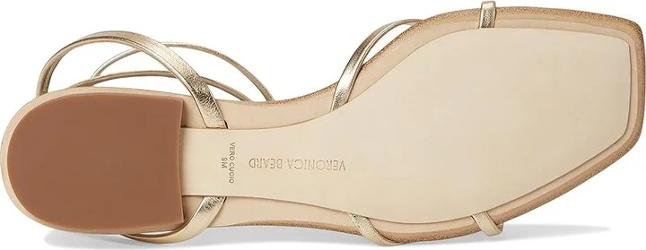 Veronica Beard Allegra Women's Wedge Shoes Pale Gold Leather : 9.5 M - Image 3