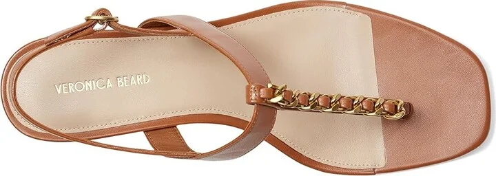 Veronica Beard Andie Women's Wedge Shoes Honey Tan Leather : 7.5 M - Image 2