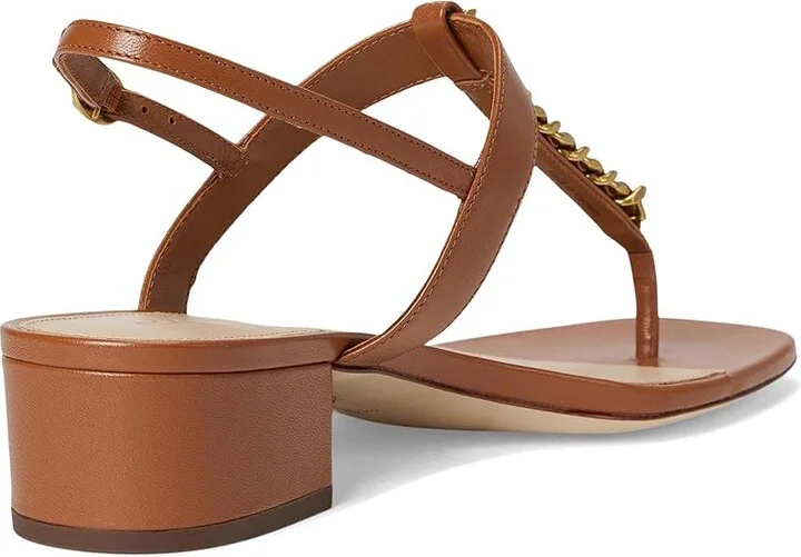 Veronica Beard Andie Women's Wedge Shoes Honey Tan Leather : 7.5 M - Image 4