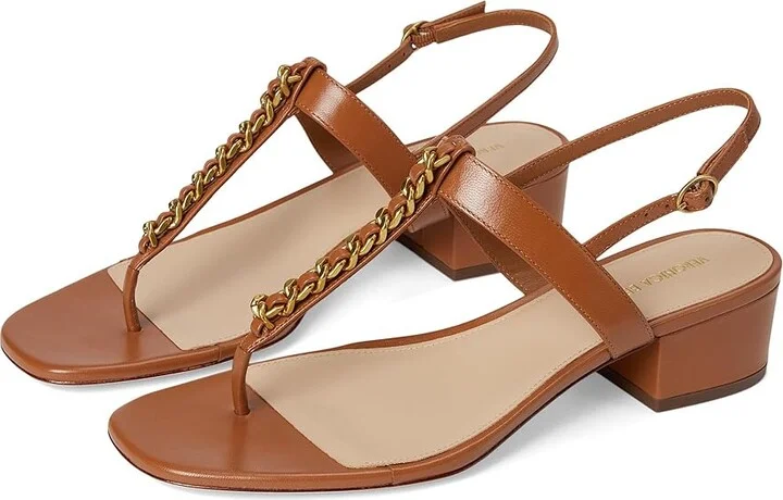 Veronica Beard Andie Women's Wedge Shoes Honey Tan Leather : 7.5 M