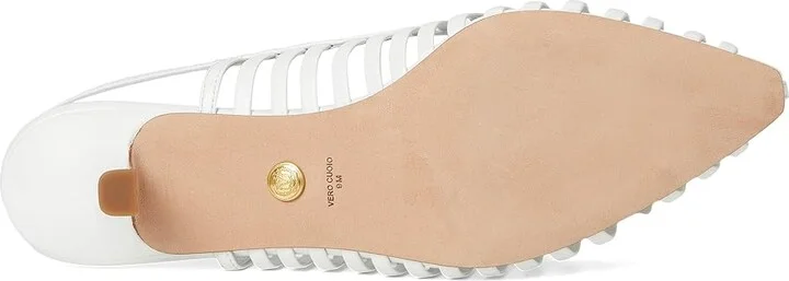Veronica Beard Britte Women's Wedge Shoes Coconut White Leather : 6 M - Image 3