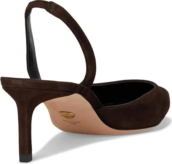 Veronica Beard Caroline High Women's Heels Espresso Brown Suede : 12 M - Image 4