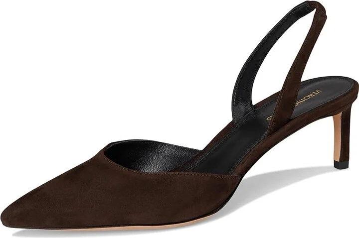 Veronica Beard Caroline High Women's Heels Espresso Brown Suede : 12 M - Image 5