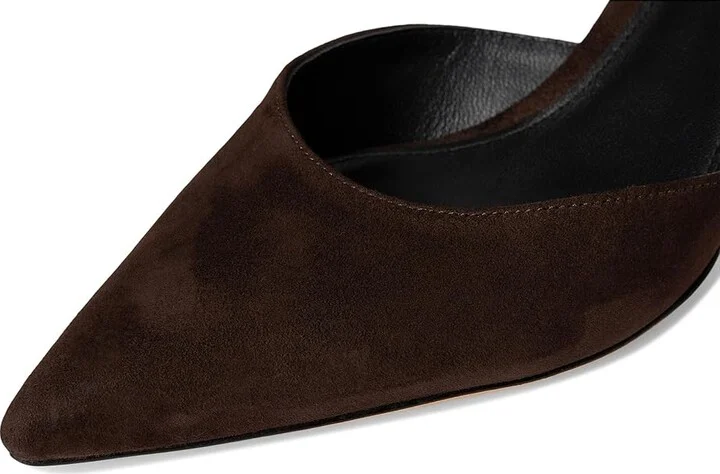 Veronica Beard Caroline High Women's Heels Espresso Brown Suede : 12 M - Image 7