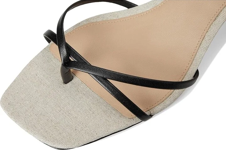 Veronica Beard Caterina Women's Wedge Shoes Black Leather : 8.5 M - Image 2