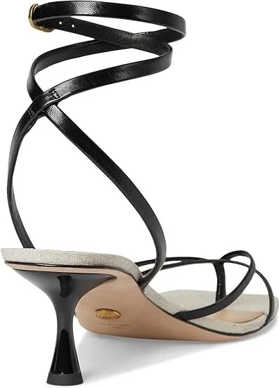 Veronica Beard Caterina Women's Wedge Shoes Black Leather : 8.5 M - Image 4