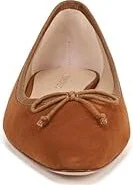 Veronica Beard Catherine Skimmers Women's Flat Shoes Caramel Brown Suede : 6 M, Leather - Image 4