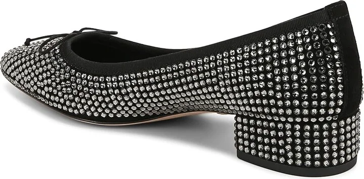 Veronica Beard Cecile Pumps High Women's Heels Black Crystal Suede : 9 M, Leather - Image 4