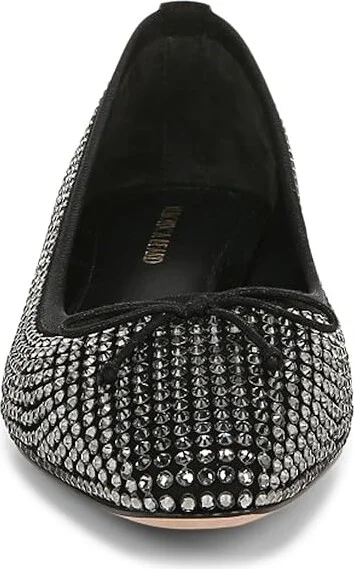 Veronica Beard Cecile Pumps High Women's Heels Black Crystal Suede : 9 M, Leather - Image 5