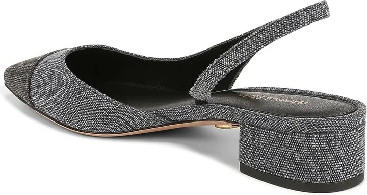 Veronica Beard Cecile Sling Women's Shoes Black : 6 M, Textile - Image 2