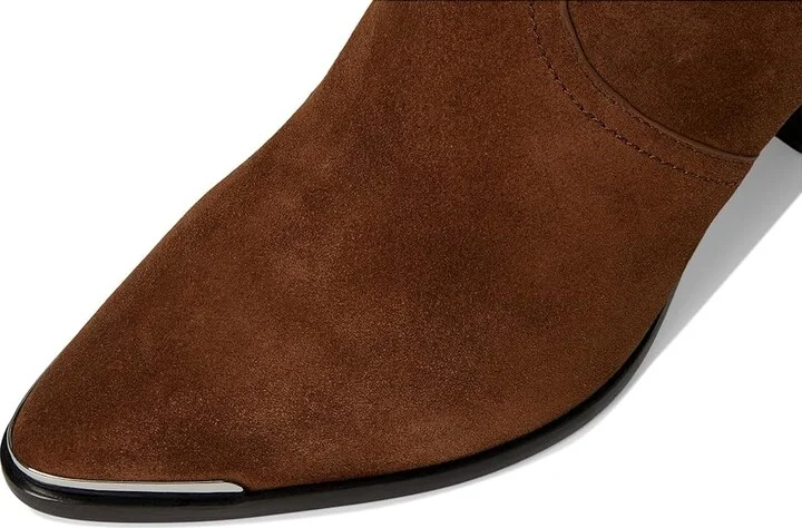 Veronica Beard Cody Western Boots Women's Boots Cedar Brown Suede : 8.5 M, Leather/Rubber/Suede - Image 2