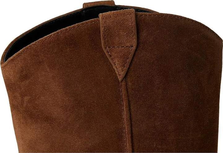Veronica Beard Cody Western Boots Women's Boots Cedar Brown Suede : 8.5 M, Leather/Rubber/Suede - Image 7