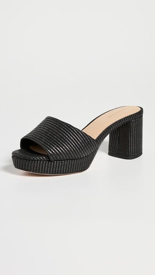 Veronica Beard Dali Low Platform Sandals - Image 2