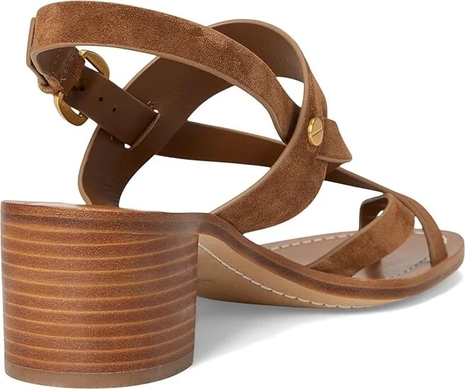 Veronica Beard Elodie Women's Wedge Shoes Hazelwood Brown Suede : 11 M - Image 4