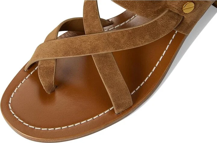 Veronica Beard Elodie Women's Wedge Shoes Hazelwood Brown Suede : 11 M - Image 7
