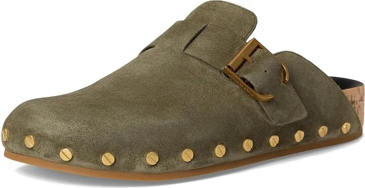 Veronica Beard Fern Women's Shoes Stone Army Green : 7 M, Suede - Image 5