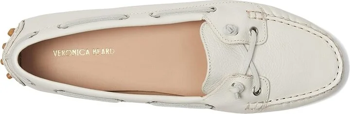 Veronica Beard Jia Boater Women's Shoes Coconut White Leather : 10 M - Image 2
