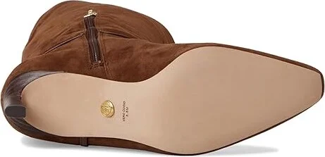 Veronica Beard Kenzie High Shaft Boots Women's Boots Cedar Brown Suede : 8.5 M, Leather/Rubber/Suede - Image 3