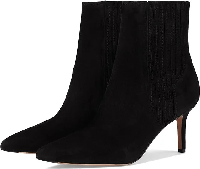 Veronica Beard Lisa 70 Women's Shoes Black 1 : 10 M, Leather