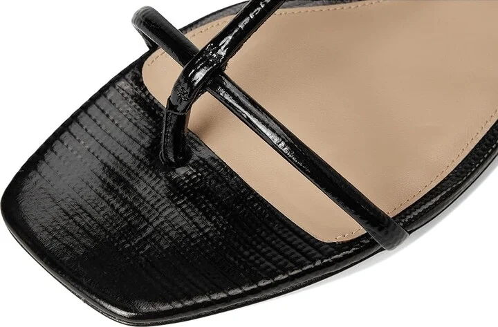 Veronica Beard Marbella Women's Wedge Shoes Black Leather : 7.5 M - Image 2