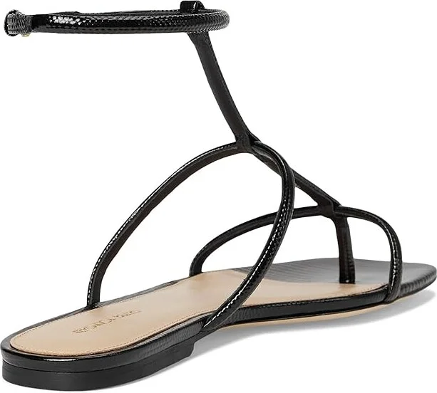 Veronica Beard Marbella Women's Wedge Shoes Black Leather : 7.5 M - Image 4
