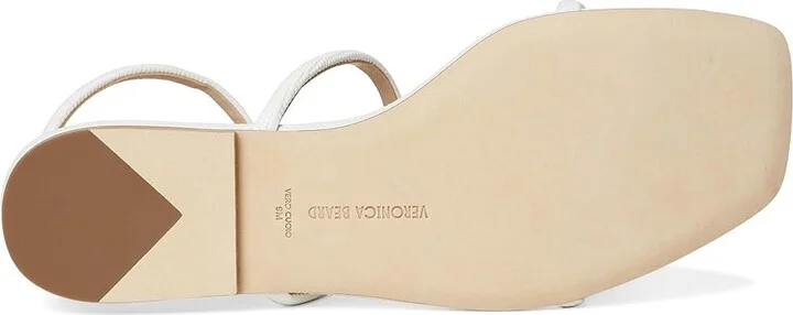 Veronica Beard Marbella Women's Wedge Shoes Parchment White Leather : 6.5 M - Image 3