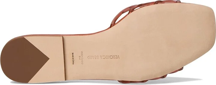 Veronica Beard Maris Jelly Women's Wedge Shoes Persimmon Red Jelly : 6.5 M, Leather - Image 3