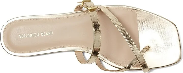 Veronica Beard Marthe Women's Wedge Shoes Pale Gold Leather : 11 M - Image 2