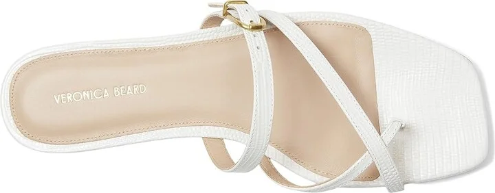 Veronica Beard Marthe Women's Wedge Shoes Parchment White Leather : 8.5 M - Image 2