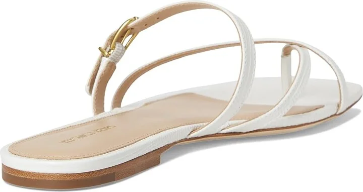 Veronica Beard Marthe Women's Wedge Shoes Parchment White Leather : 8.5 M - Image 4