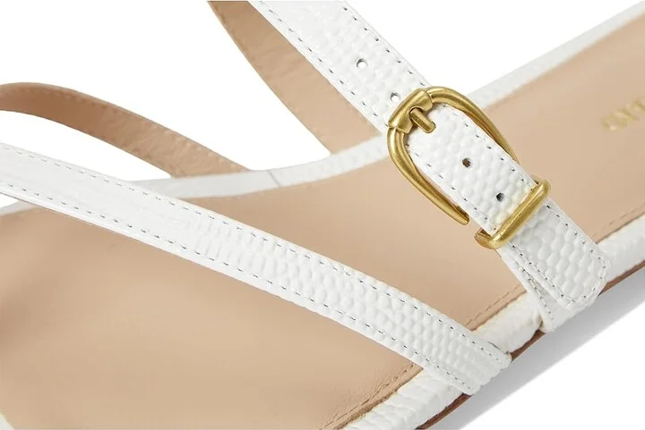 Veronica Beard Marthe Women's Wedge Shoes Parchment White Leather : 8.5 M - Image 7