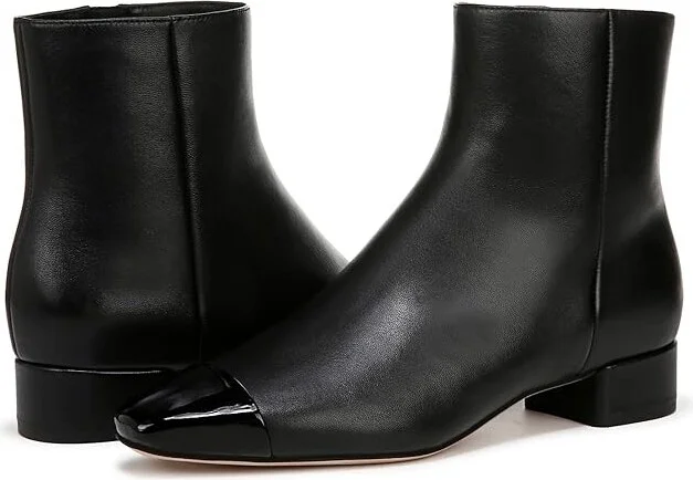 Veronica Beard Modern Women's Boots Black : 8 M, Leather