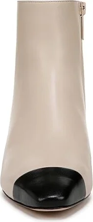 Veronica Beard Modern Women's Boots Ecru/Black : 5 M, Leather - Image 5