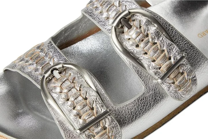 Veronica Beard Paige Women's Wedge Shoes Silver Leather : 6 M - Image 7