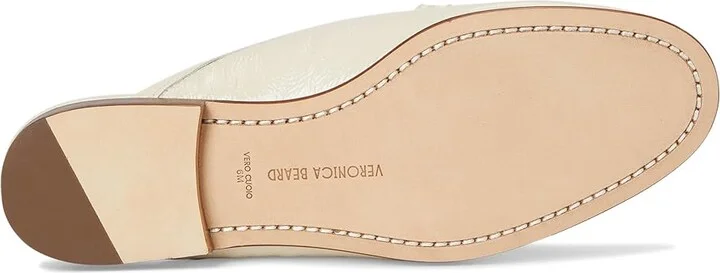 Veronica Beard Penny Mule Women's Shoes Ivory White Leather : 11 M - Image 3