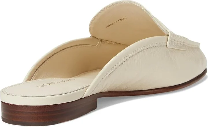 Veronica Beard Penny Mule Women's Shoes Ivory White Leather : 11 M - Image 4