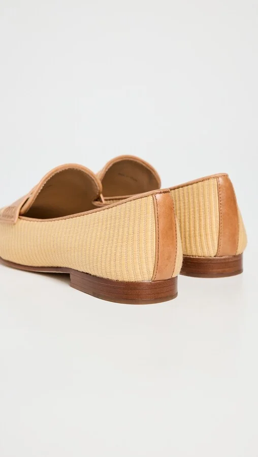 Veronica Beard Penny Raffia Loafers - Image 2