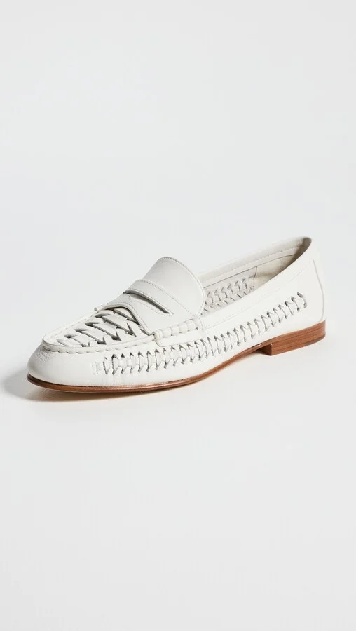 Veronica Beard Penny Woven Loafers - Image 2