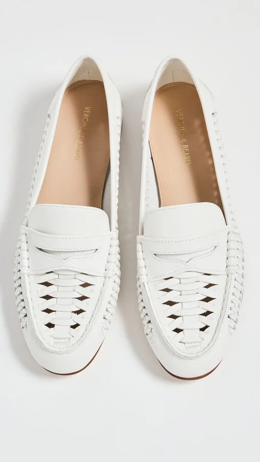 Veronica Beard Penny Woven Loafers - Image 4