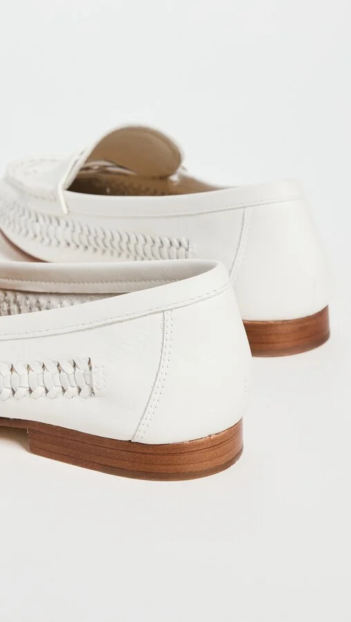 Veronica Beard Penny Woven Loafers - Image 5