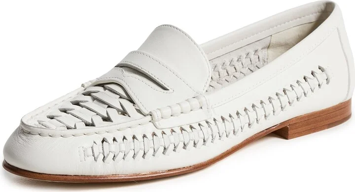 Veronica Beard Penny Woven Loafers