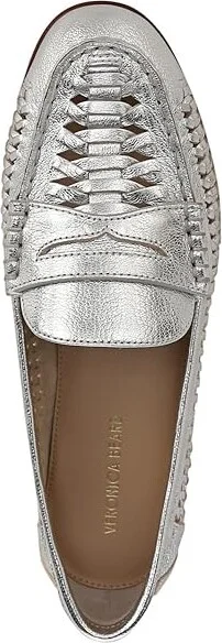 Veronica Beard Penny Woven Women's Shoes Silver : 5 M, Leather - Image 2