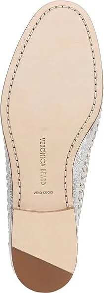 Veronica Beard Penny Woven Women's Shoes Silver : 5 M, Leather - Image 3