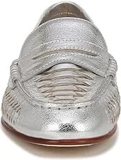 Veronica Beard Penny Woven Women's Shoes Silver : 5 M, Leather - Image 5
