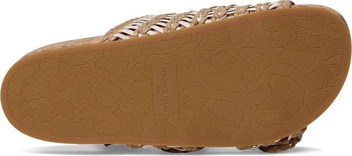 Veronica Beard Prue Woven Women's Wedge Shoes Beige/White Woven Leather : 8.5 M - Image 3