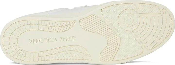 Veronica Beard Reagan Mule Women's Shoes Lily White/Eclipse Navy Suede : 9 M, Leather - Image 3